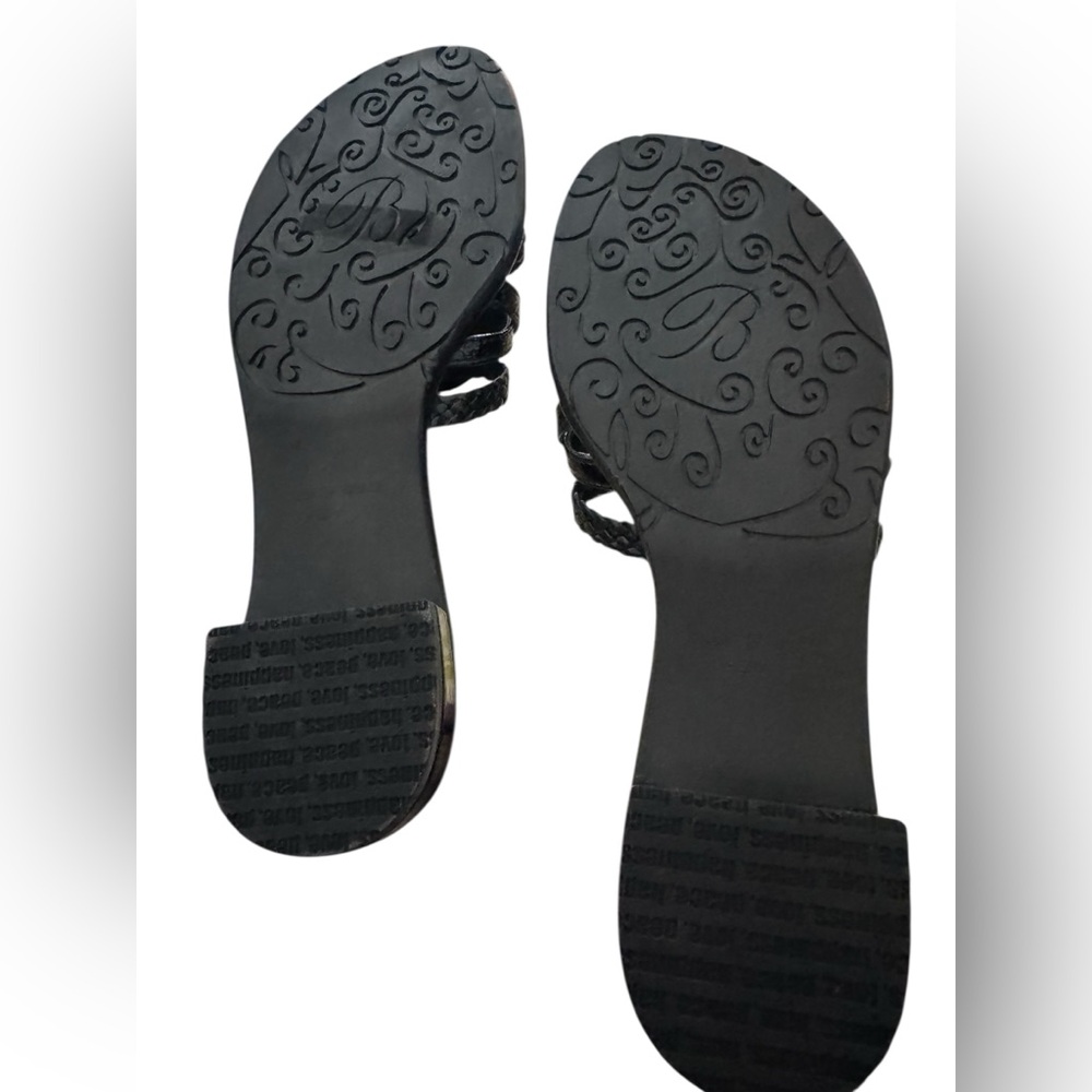 BRIGHTON Opera Black Women's Sandals - Picture 8 of 9